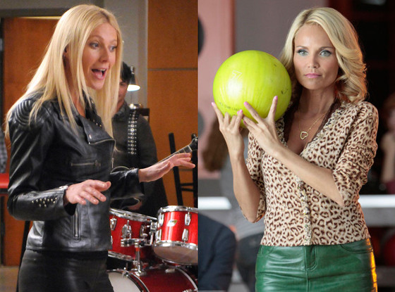 Gwyneth Paltrow, Kristin Chenoweth, Glee Gwyneth Paltrow, Kristin Chenoweth, Glee